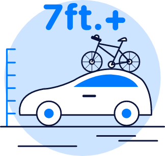 Vehicle 7 feet and higher